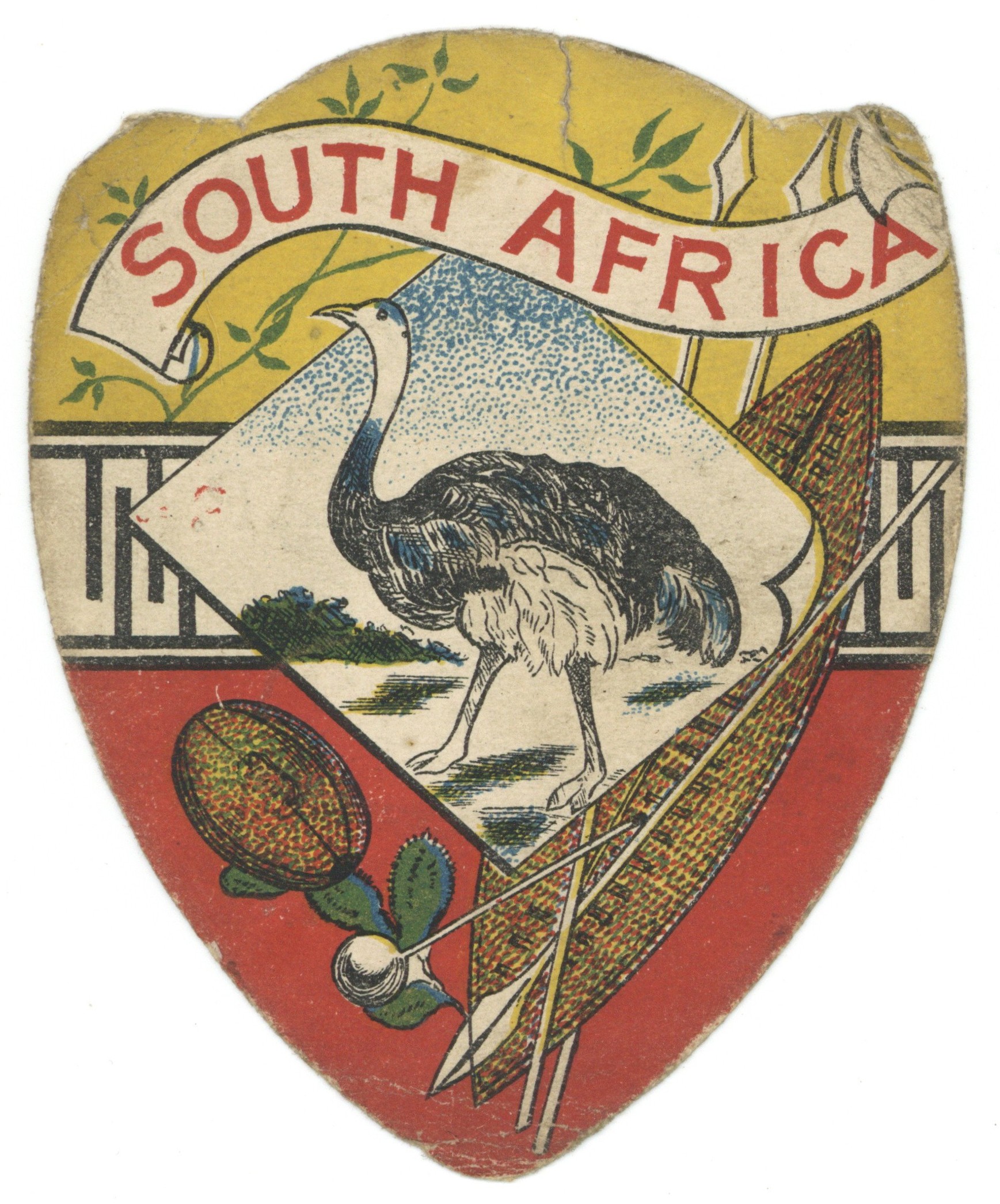J. Baines - 'Rugby Shields' (1890s) - South Africa J. Baines - 'Rugby Shields' (1890s) - South Africa