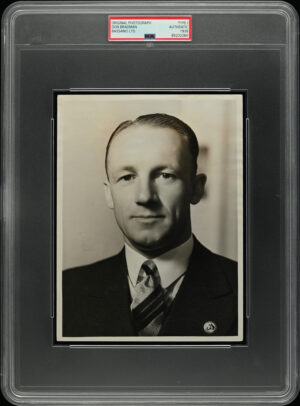 Bassano - 'Don Bradman Portrait' (1938) - PSA Type I Authenticated Photo