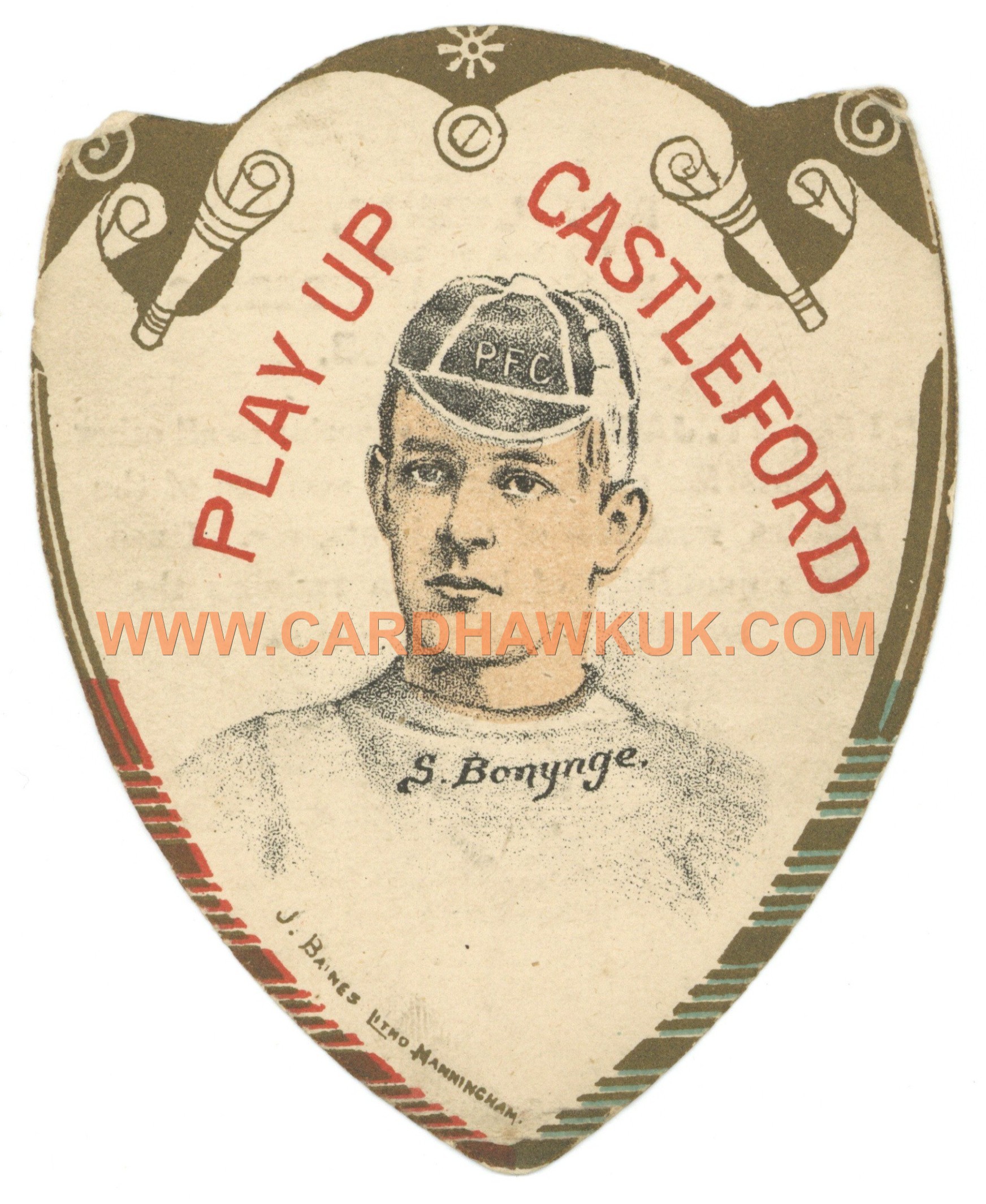 J. Baines - 'Rugby Shields' (1890s) - S. Bonynge - Castleford J. Baines - 'Rugby Shields' (1890s) - S. Bonynge - Castleford