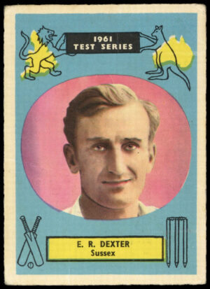 A&BC - 'Cricketers 1961 (90 x 64)' (1961) - #18 - E.R. Dexter (Susssex)