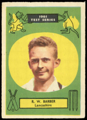 A&BC - 'Cricketers 1961 (90 x 64)' (1961) - #32 - Bob Barber (Lancashire)
