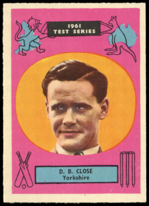 A&BC - 'Cricketers 1961 (90 x 64)' (1961) - #33 - Brian Close (Yorks)