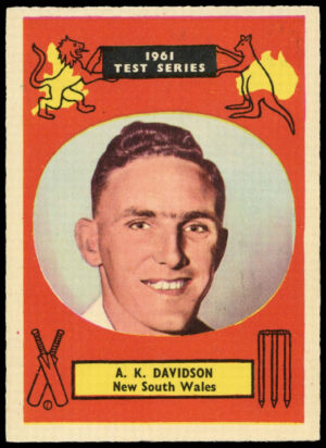 A&BC - 'Cricketers 1961 (90 x 64)' (1961) - #37 - Alan Davidson (NSW) A&BC - 'Cricketers 1961 (90 x 64)' (1961) - #37 - Alan Davidson (NSW)