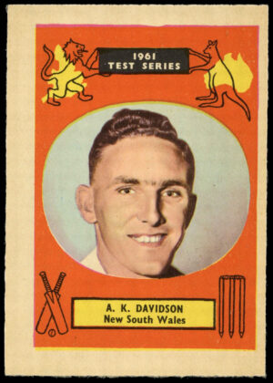 A&BC - 'Cricketers 1961 (94 x 68)' (1961) - #37 - Alan Davidson (New South Wales) A&BC - 'Cricketers 1961 (94 x 68)' (1961) - #37 - Alan Davidson (New South Wales)