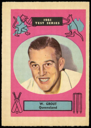 A&BC - 'Cricketers 1961 (94 x 68)' (1961) - #44 - Walley Grout (Queensland) A&BC - 'Cricketers 1961 (94 x 68)' (1961) - #44 - Walley Grout (Queensland)