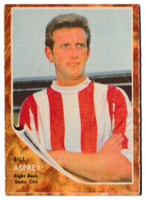 A&BC - 'Footballers (1963/64 - English Series 2)' - Card #106 - William Asprey (Stoke City)