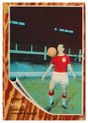 A&BC - 'Footballers (1963/64 - English Series 2)' - Card #107 - Jimmy Melia (Liverpool)