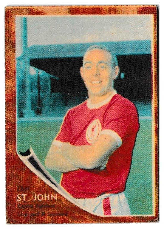 A&BC - 'Footballers (1963/64 - English Series 2)' - Card #109 - Ian St. John (Liverpool) A&BC - 'Footballers (1963/64 - English Series 2)' - Card #109 - Ian St. John (Liverpool)
