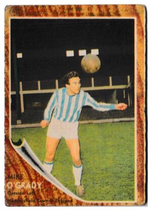 A&BC - 'Footballers (1963/64 - English Series 1)' - Card #11 - Mike O'Grady (Huddersfield)