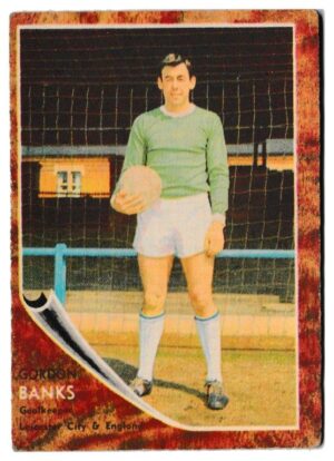 A&BC - 'Footballers (1963/64 - English Series 1)' - Card #13 - Gordon Banks (Leicester City)