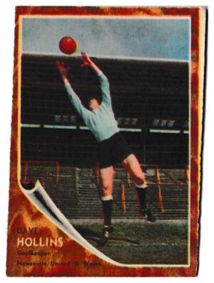 A&BC - 'Footballers (1963/64 - English Series 1)' - Card #15 - David Hollins (Newcastle)