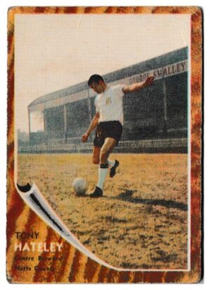 A&BC - 'Footballers (1963/64 - English Series 1)' - Card #16 - Tony Hateley (Notts County)