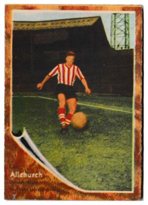 A&BC - 'Footballers (1963/64 - English Series 1)' - Card #18 - Len Allchurch (Sheffield Utd)