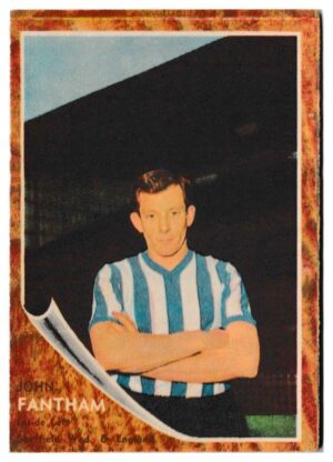 A&BC - 'Footballers (1963/64 - English Series 1)' - Card #19 - John Fantham (Sheffield Weds)