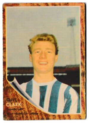 A&BC - 'Footballers (1963/64 - English Series 1)' - Card #22 - Clive Clark (West Brom)