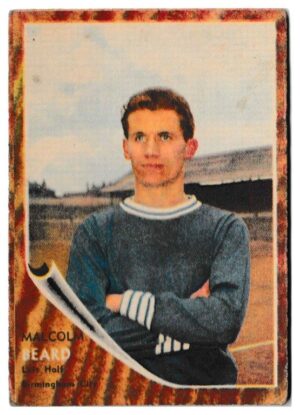 A&BC - 'Footballers (1963/64 - English Series 1)' - Card #3 - Malcolm Beard (Birmingham City)
