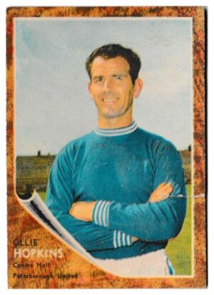 A&BC - 'Footballers (1963/64 - English Series 1)' - Card #31 - Ollie Hopkins (Peterborough)
