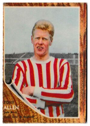 A&BC - 'Footballers (1963/64 - English Series 1)' - Card #34 - Tony Allen (Stoke)