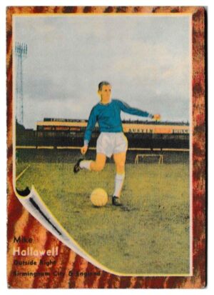 A&BC - 'Footballers (1963/64 - English Series 1)' - Card #38 - Mike Hallawell (Birmingham City)