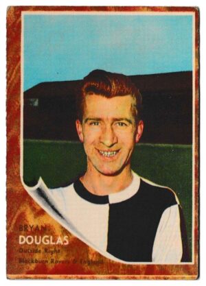 A&BC - 'Footballers (1963/64 - English Series 1)' - Card #4 - Bryan Douglas (Blackburn Rovers)