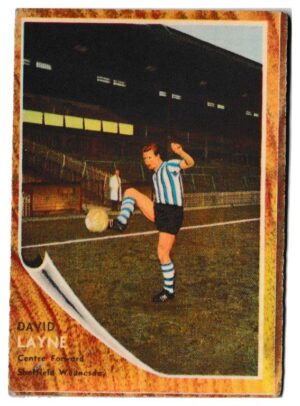 A&BC - 'Footballers (1963/64 - English Series 1)' - Card #53 - David Layne (Sheffield Weds)