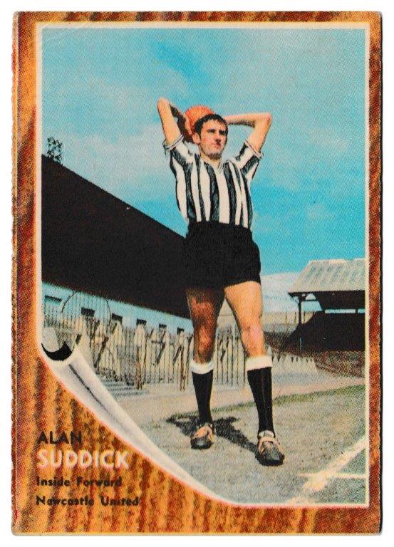 A&BC - 'Footballers (1963/64 - English Series 2)' - Card #75 - Alan Suddick (Newcastle Utd) A&BC - 'Footballers (1963/64 - English Series 2)' - Card #75 - Alan Suddick (Newcastle Utd)