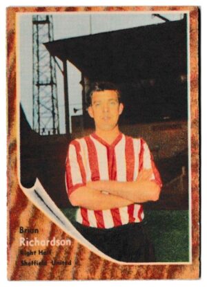 A&BC - 'Footballers (1963/64 - English Series 2)' - Card #78 - Brian Richardson (Sheffield Utd)