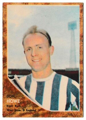 A&BC - 'Footballers (1963/64 - English Series 2)' - Card #95 - Don Howe (West Brom)
