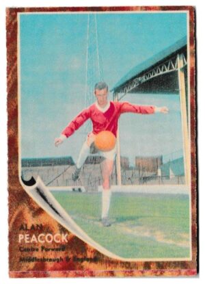 A&BC - 'Footballers (1963/64 - English Series 2)' - Card #96 - Alan Peacock (Middlesbrough)