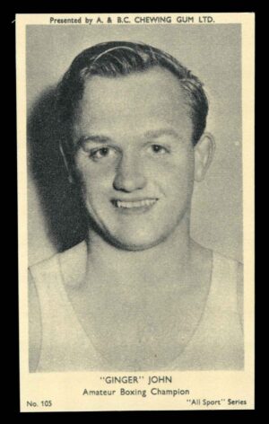 A&BC - 'All Sport Series' (1954) #106 "Ginger" John (Boxing)