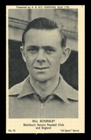 A&BC - 'All Sport Series' (1954) #13 Bill Eckersley (Blackburn Rovers)