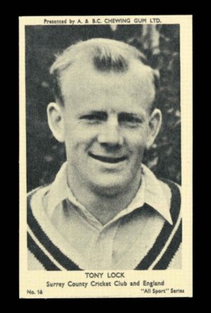 A&BC - 'All Sport Series' (1954) #17 Tony Lock (Surrey)