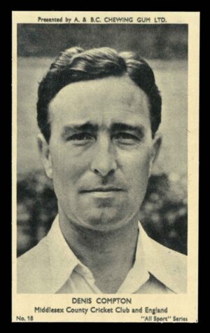 A&BC - 'All Sport Series' (1954) #19 Denis Compton (Middlesex)