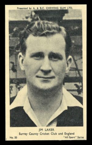 A&BC - 'All Sport Series' (1954) #21 Jim Laker (Surrey)