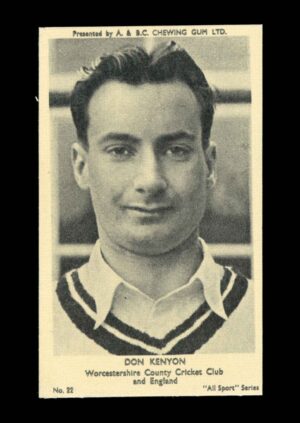 A&BC - 'All Sport Series' (1954) #23 Don Kenyon (Warks)