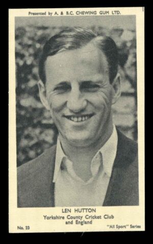 A&BC - 'All Sport Series' (1954) #24 Len Hutton (Yorkshire)
