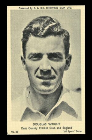 A&BC - 'All Sport Series' (1954) #26 Douglas Wright (Kent)