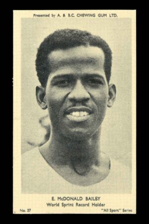 A&BC - 'All Sport Series' (1954) #28 E. McDonald Baily (Athletics)