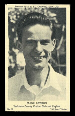 A&BC - 'All Sport Series' (1954) #53 ?Frank Lowson (Yorkshire)
