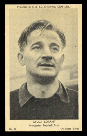 A&BC - 'All Sport Series' (1954) #56 ?Gyula Lorant (Hungarian Football Star)