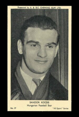 A&BC - 'All Sport Series' (1954) #58 ?Sandor Kocsis (Hungarian Football Star)