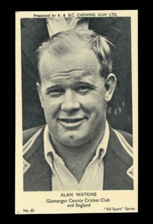 A&BC - 'All Sport Series' (1954) #66 Alan Watkins (Glamorgan)