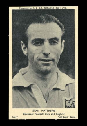 A&BC - 'All Sport Series' (1954) #8 Stanley Matthews (Blackpool)