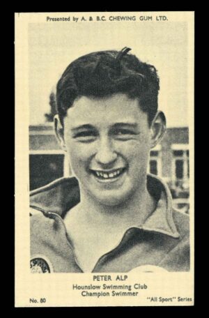A&BC - 'All Sport Series' (1954) #81 Peter Alp (Hounslow Swimming)