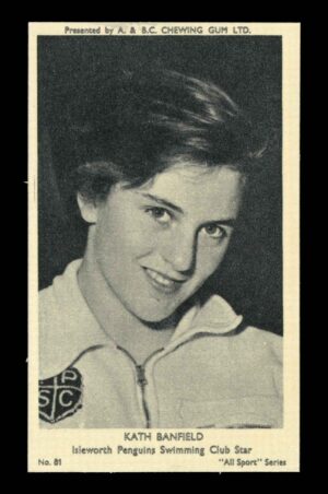 A&BC - 'All Sport Series' (1954) #82 Kath Banfield (Hounslow Swimming)