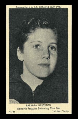 A&BC - 'All Sport Series' (1954) #83 Barbara Kingston (Isleworth Penguins Swimming)