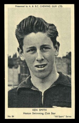A&BC - 'All Sport Series' (1954) #85 Ken Smith (Heston Swimming)
