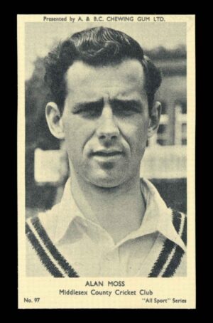 A&BC - 'All Sport Series' (1954) #98 Alan Moss (Middlesex)