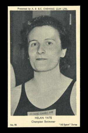 A&BC - 'All Sport Series' (1954) #99 Helan Yate (Swimming)