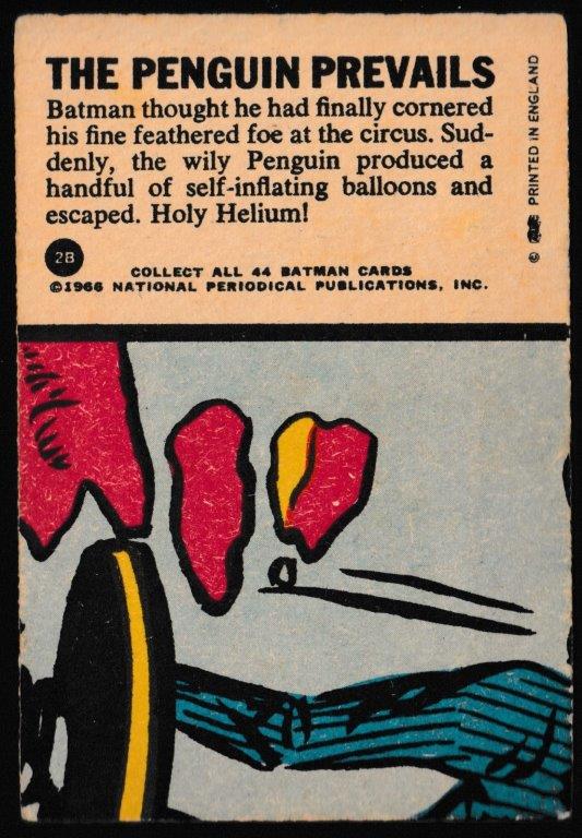 A&BC - 'Batman (1-44B) Card #2 - The Penguin Prevails A&BC - 'Batman (1-44B) Card #2 - The Penguin Prevails